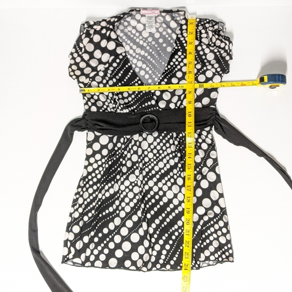 Vintage y2k Dressy tunic top - Picture 4 of 6